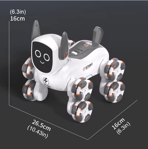 8-Wheel Multi-Functional RC Robot Dog – Pet Supplies