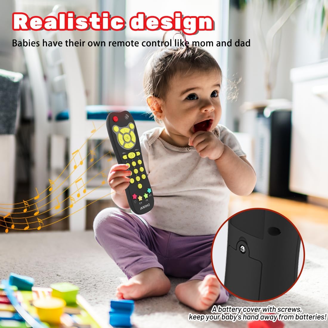 Baby Musical Remote Toy – Pretend Play Toys