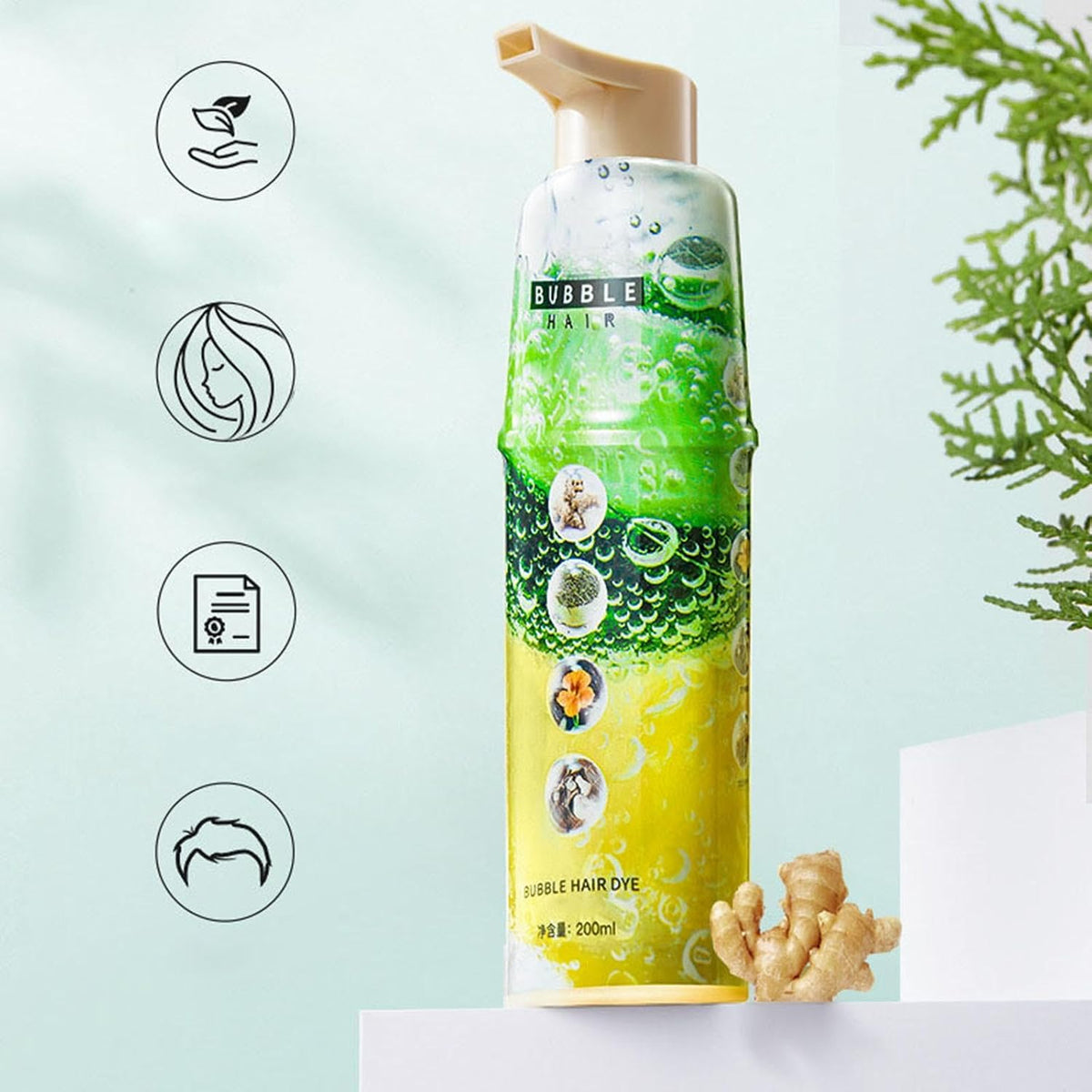 Botanical Bubble Hair Dye – Kids & Baby