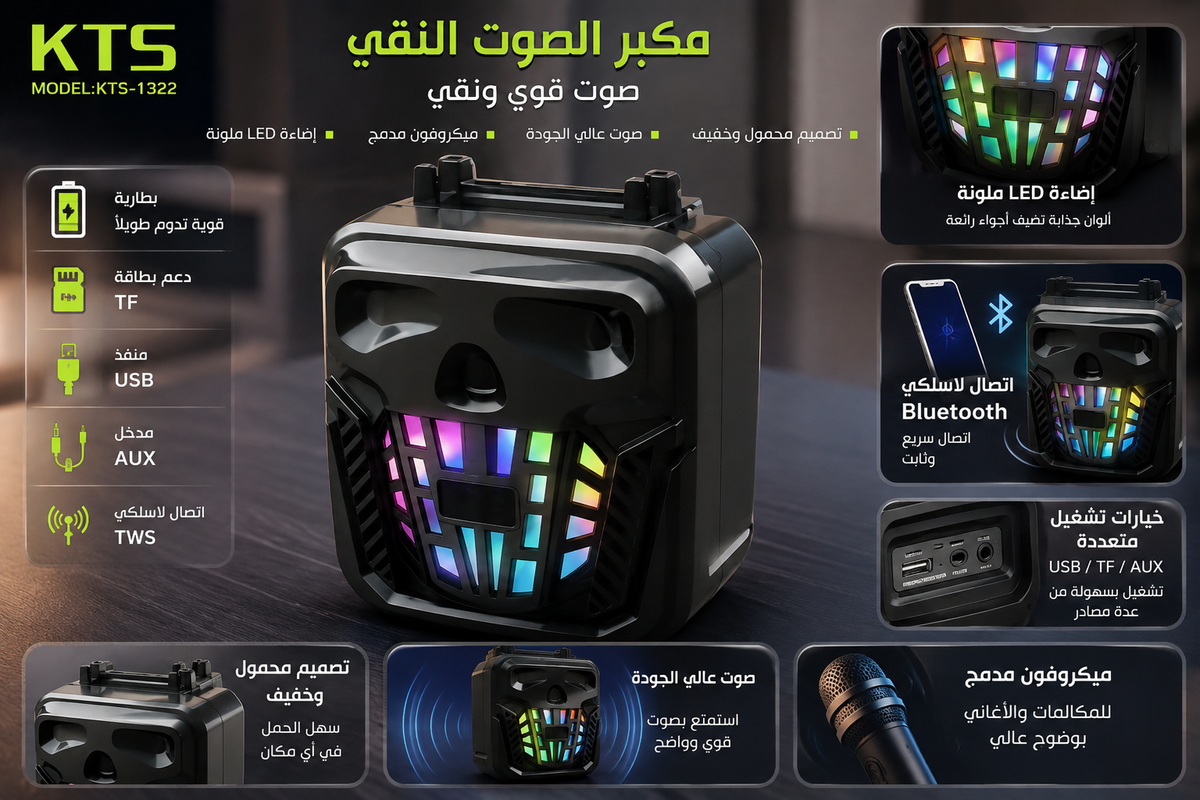 KIS 3 Inch Portable Speaker – Audio Speakers Headphones