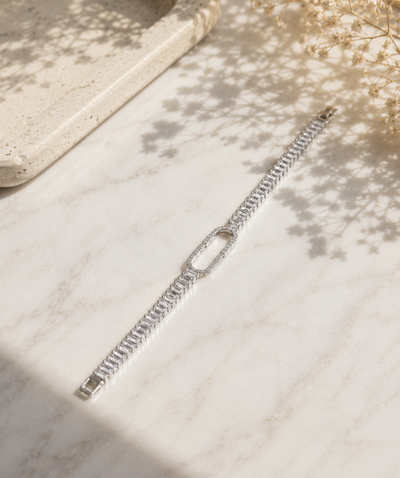 Baguette Paperclip Bracelet