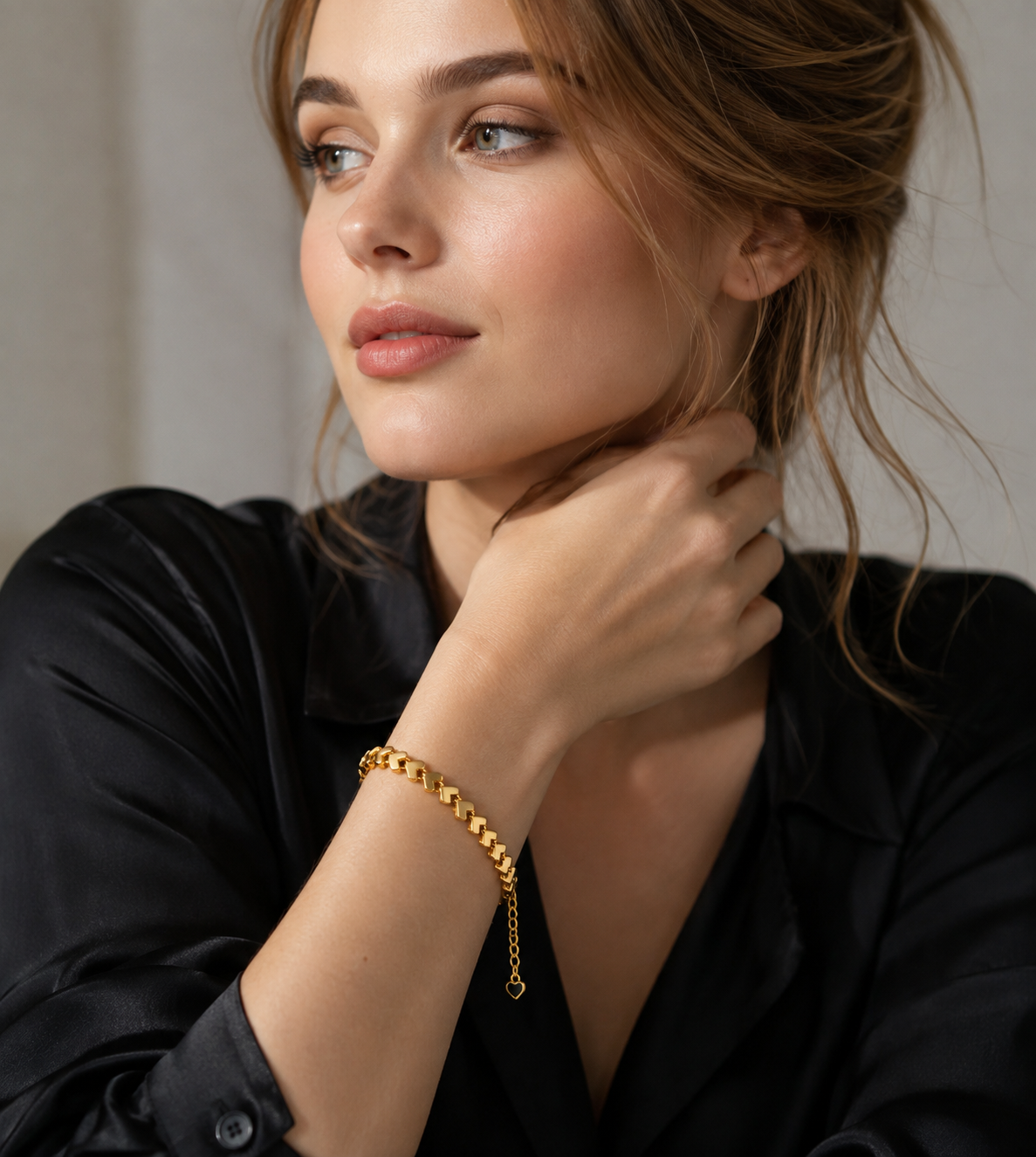 Chevron Link Bracelet – Jewelry Watches