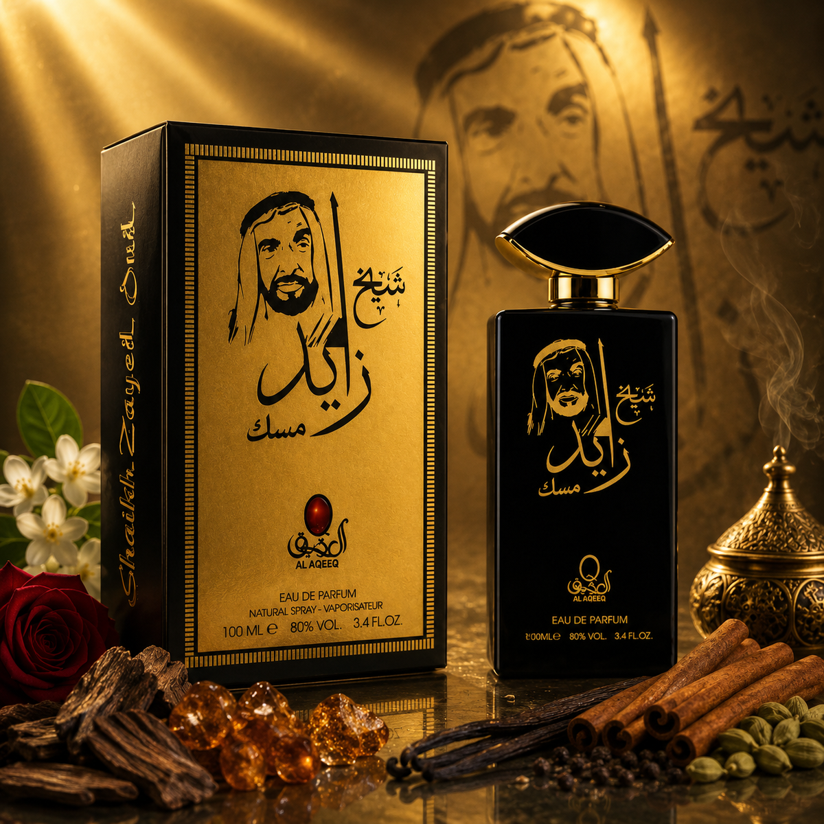 Shaikh Zayed Musk Perfume – Bakhoor Incense Perfume
