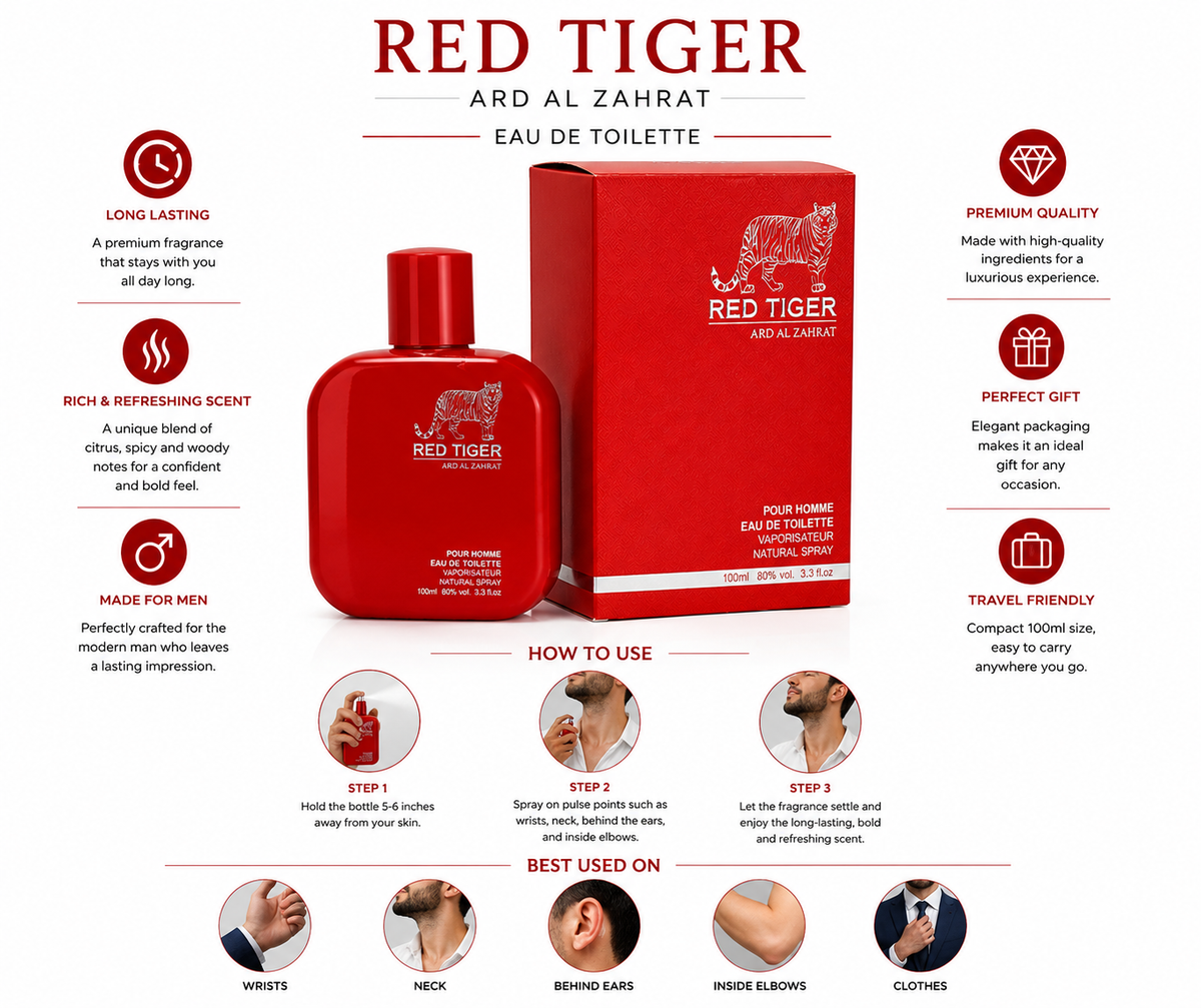 Red Tiger Pour Homme – Lifestyle Accessories