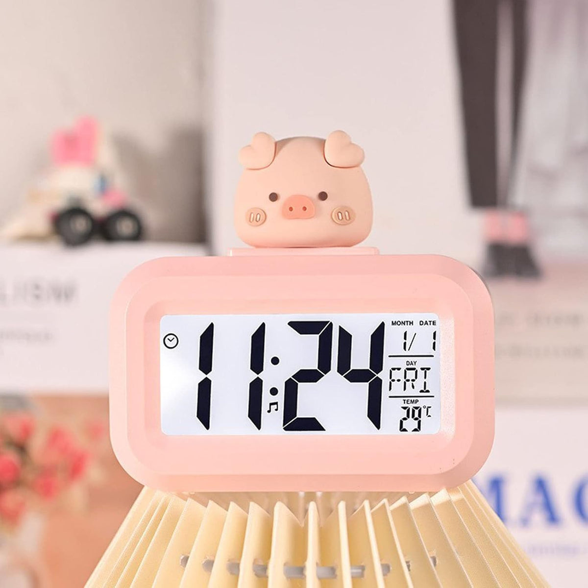 Cute Piggy Digital Clock – Clocks Wall Decor