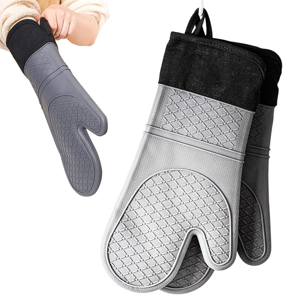 Delza Silicone Oven Mitt – Home & Kitchen