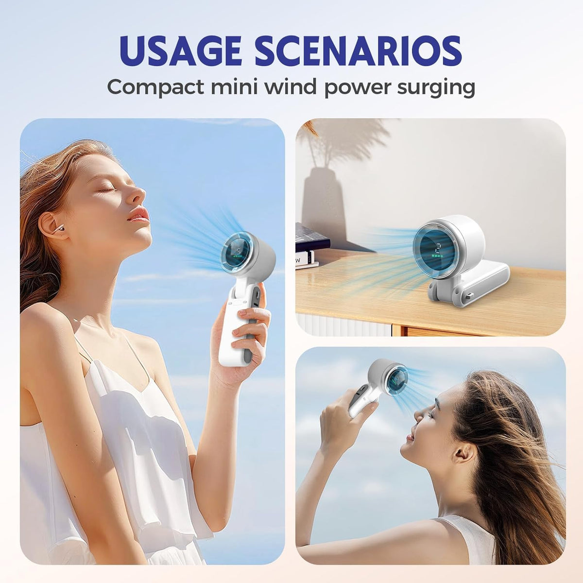 Handheld Portable Turbo Fan – Fans Cooling