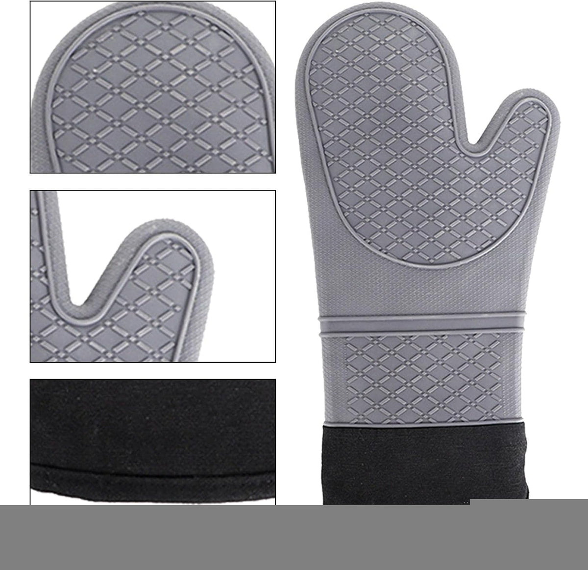 Delza Silicone Oven Mitt – Home & Kitchen