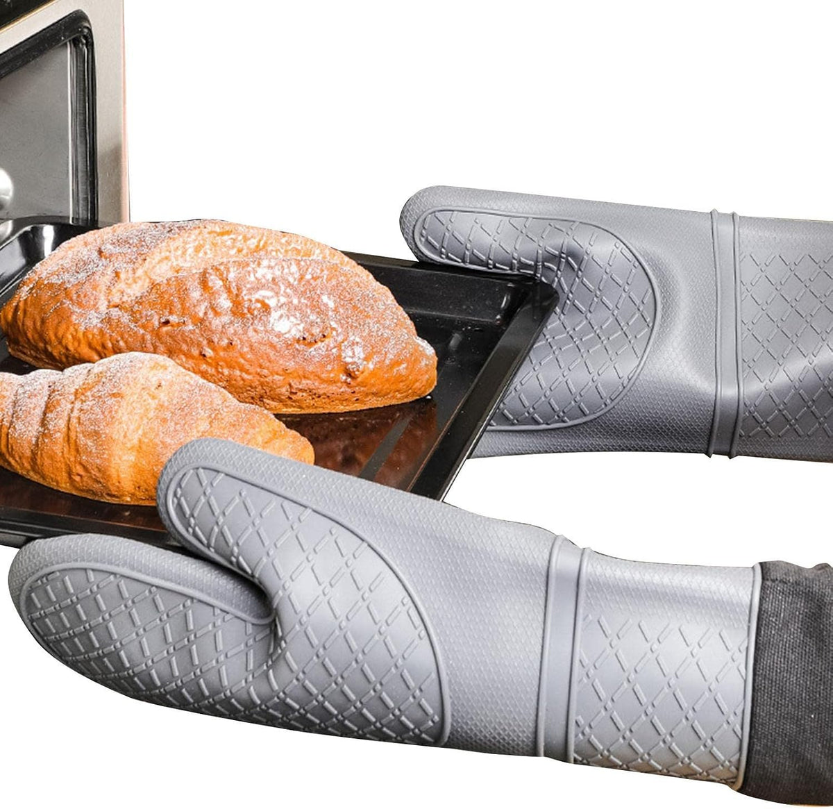 Delza Silicone Oven Mitt – Home & Kitchen