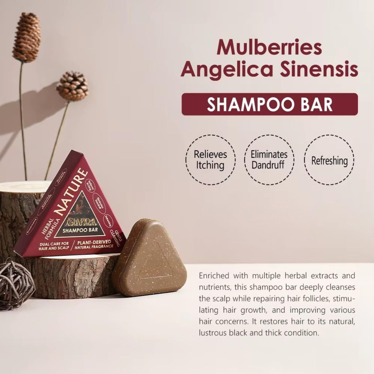 Disaar Herbal Shampoo Bar – Hair Care Styling