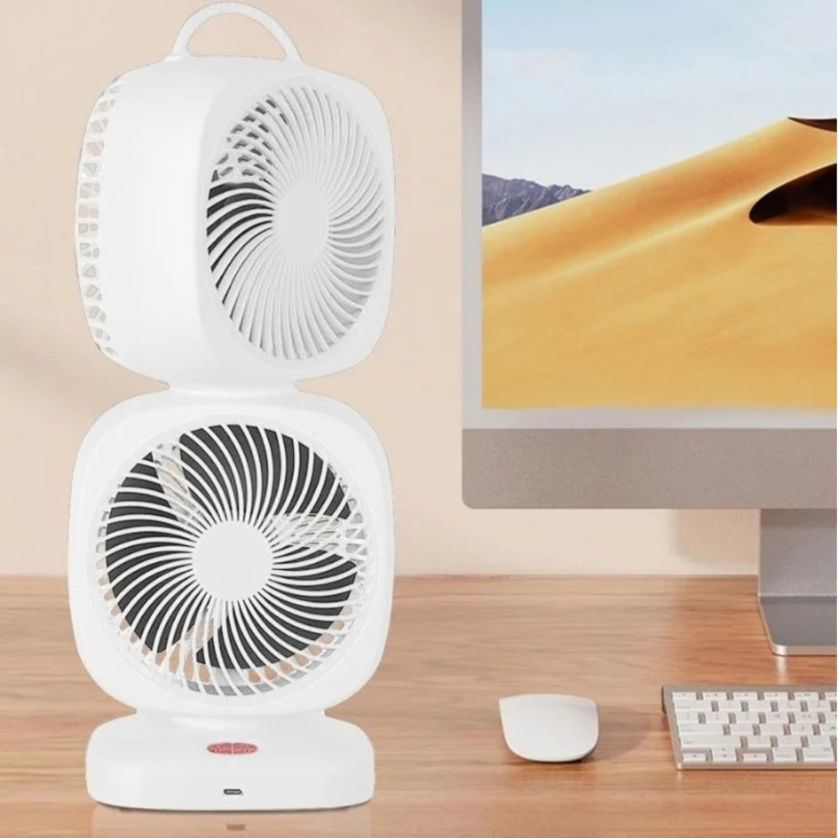 Dual Head Desk Fan – Fans Cooling