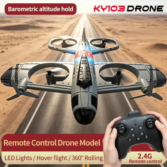 KY103 Vintage Airplane Drone – Ride On Rc Toys