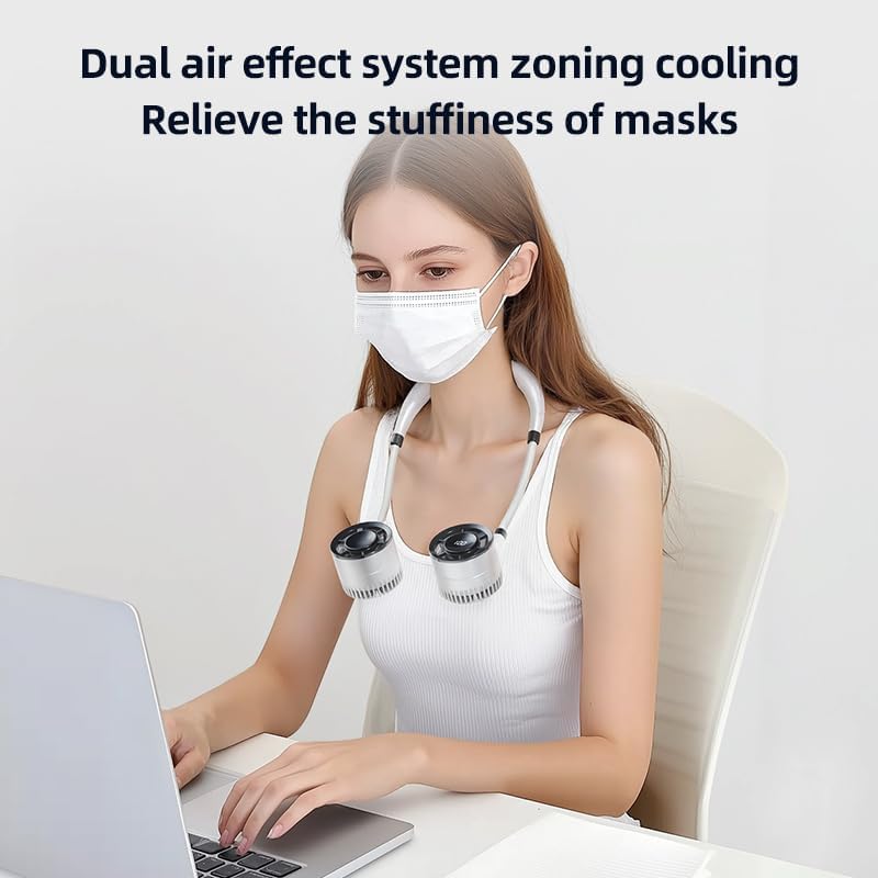 F916 Portable Neck Fan – Fans Cooling