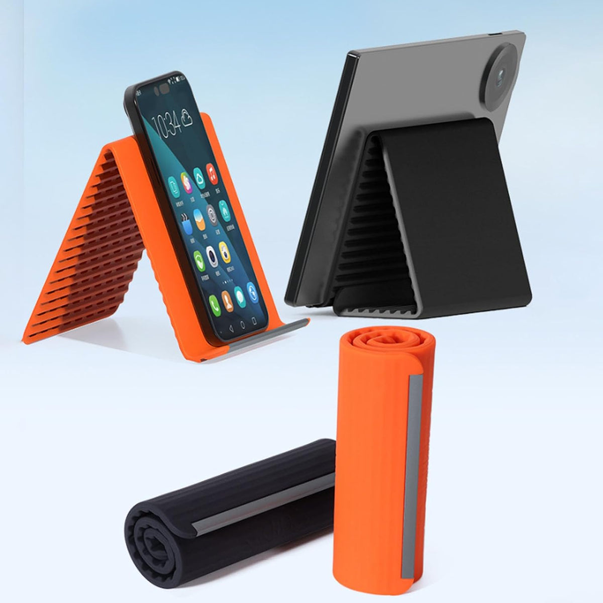 Foldable Silicone Phone Stand – Phone Tablet Stands