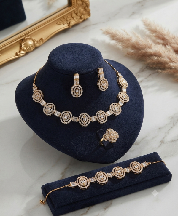 Elegant 4-Piece Jewelry Set – Jewelry Watches