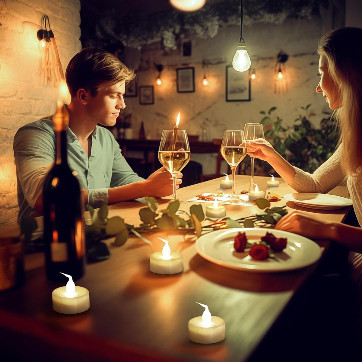 Gold LED Tea Lights – Lighting Torches