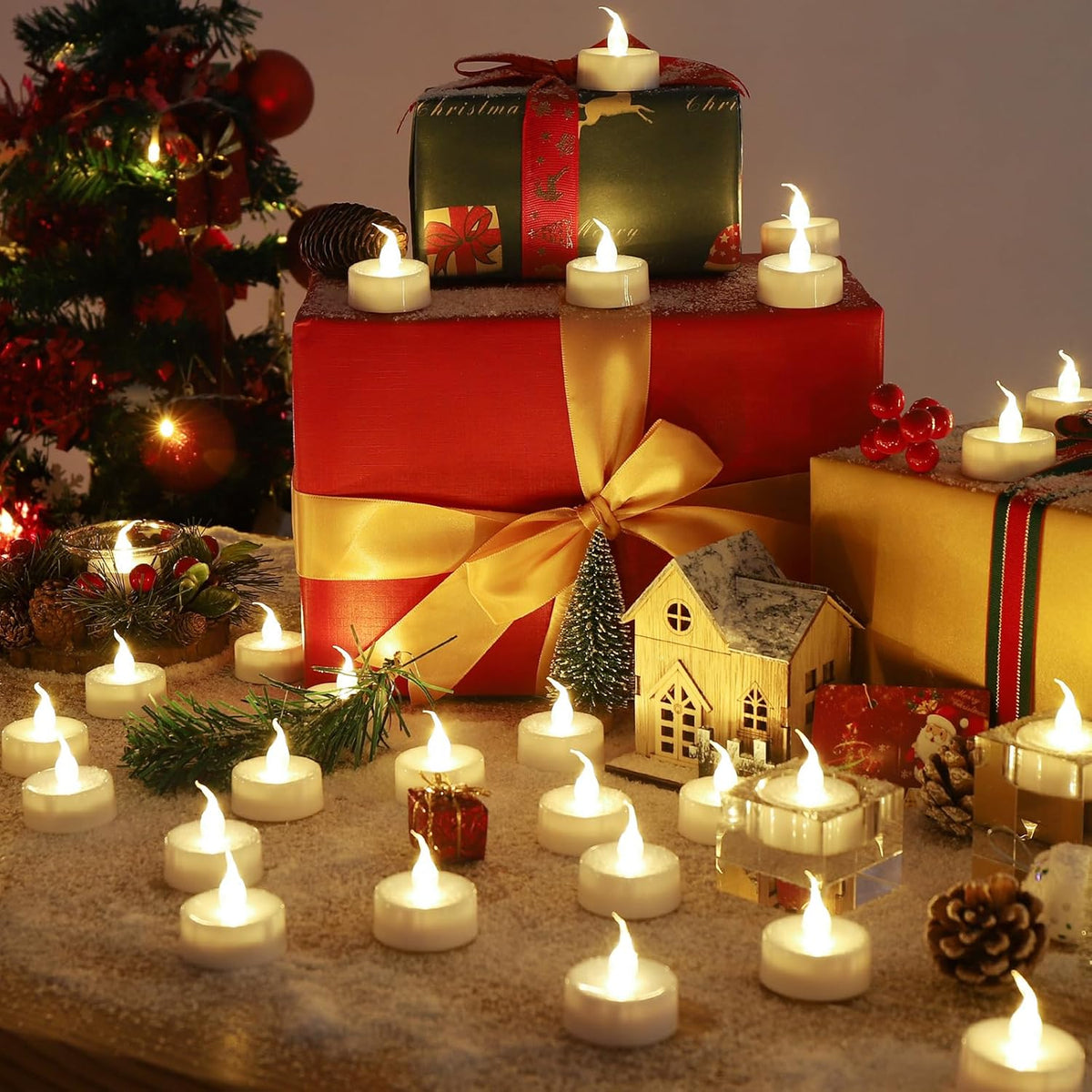 Gold LED Tea Lights – Lighting Torches