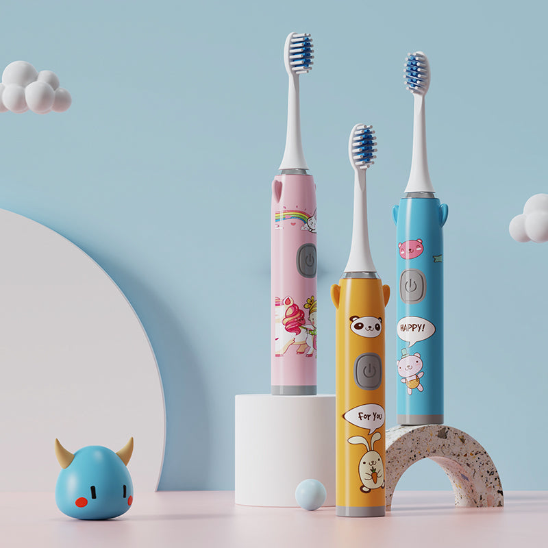 Children’s Cartoon Electric Toothbrush Fun & Gentle Brushing
