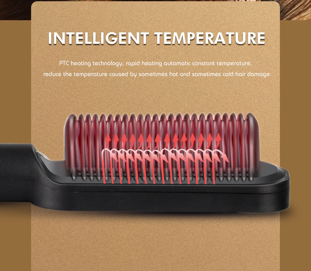 RAF Hair Straightener Brush – Hair Care Styling