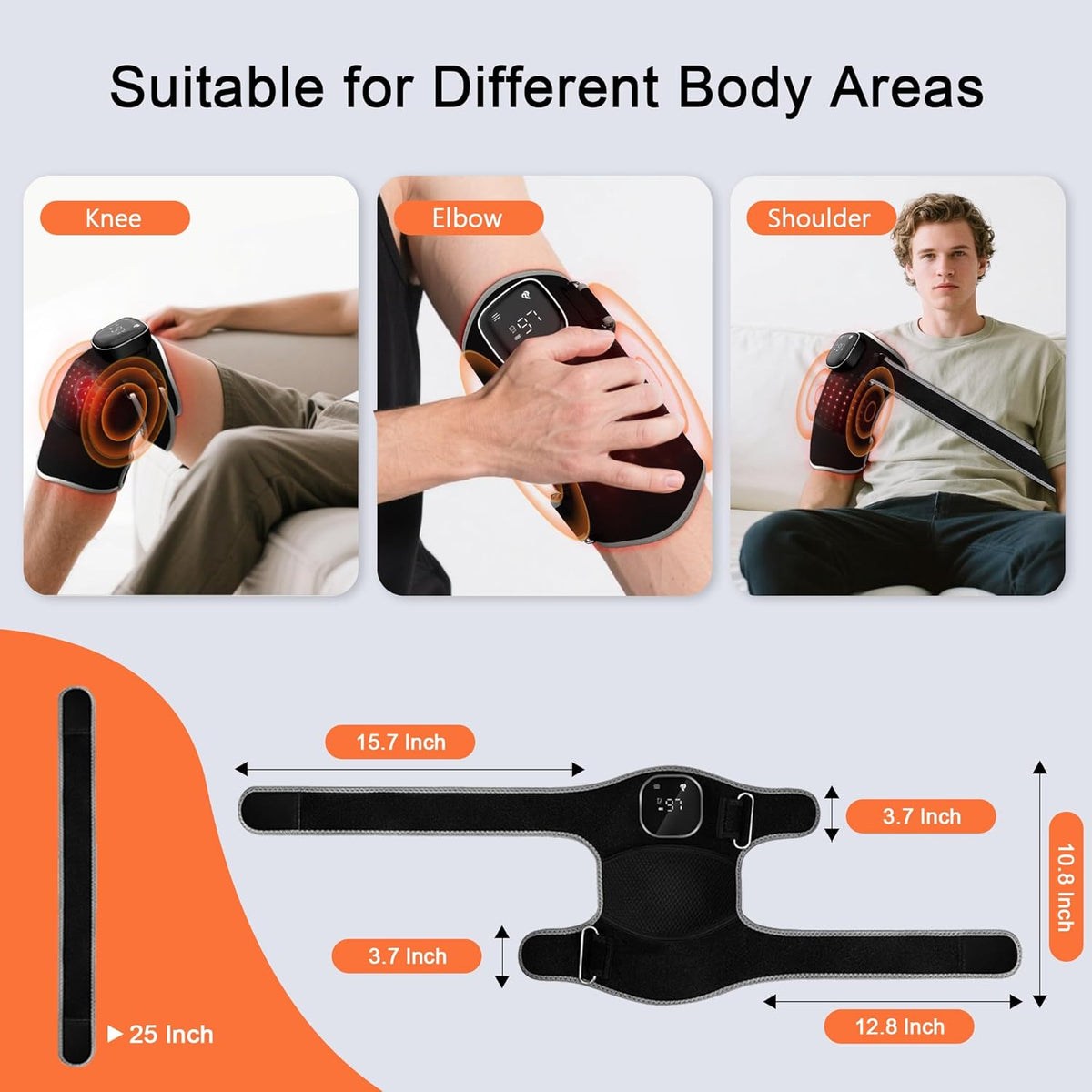 Heated Knee Massager – Massage Recovery