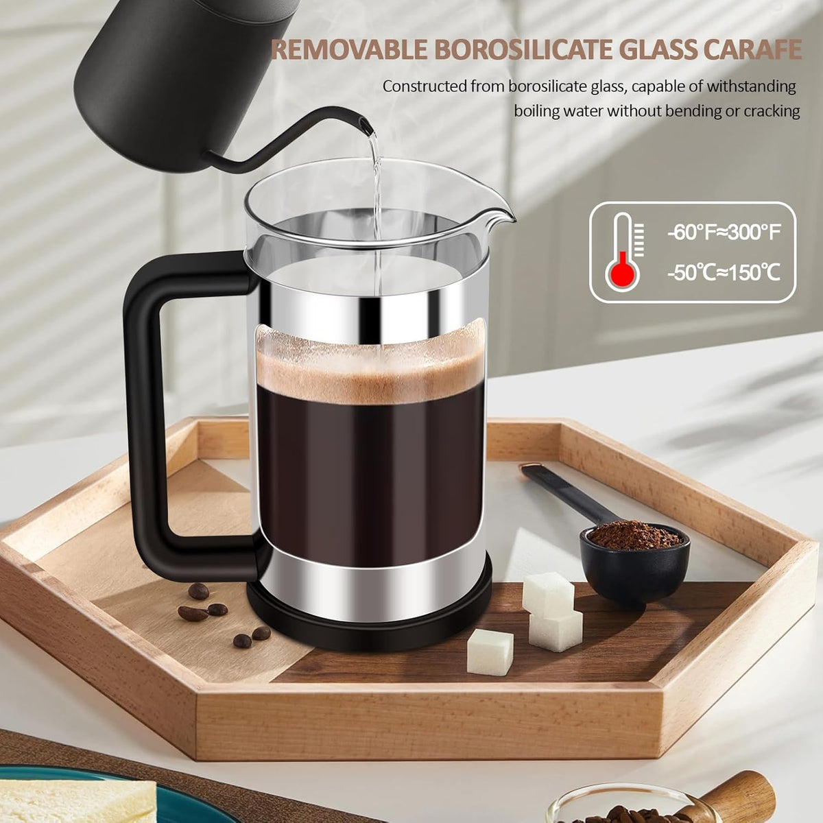 Hetai Glass Coffee Plunger – Tea Coffee Drinkware