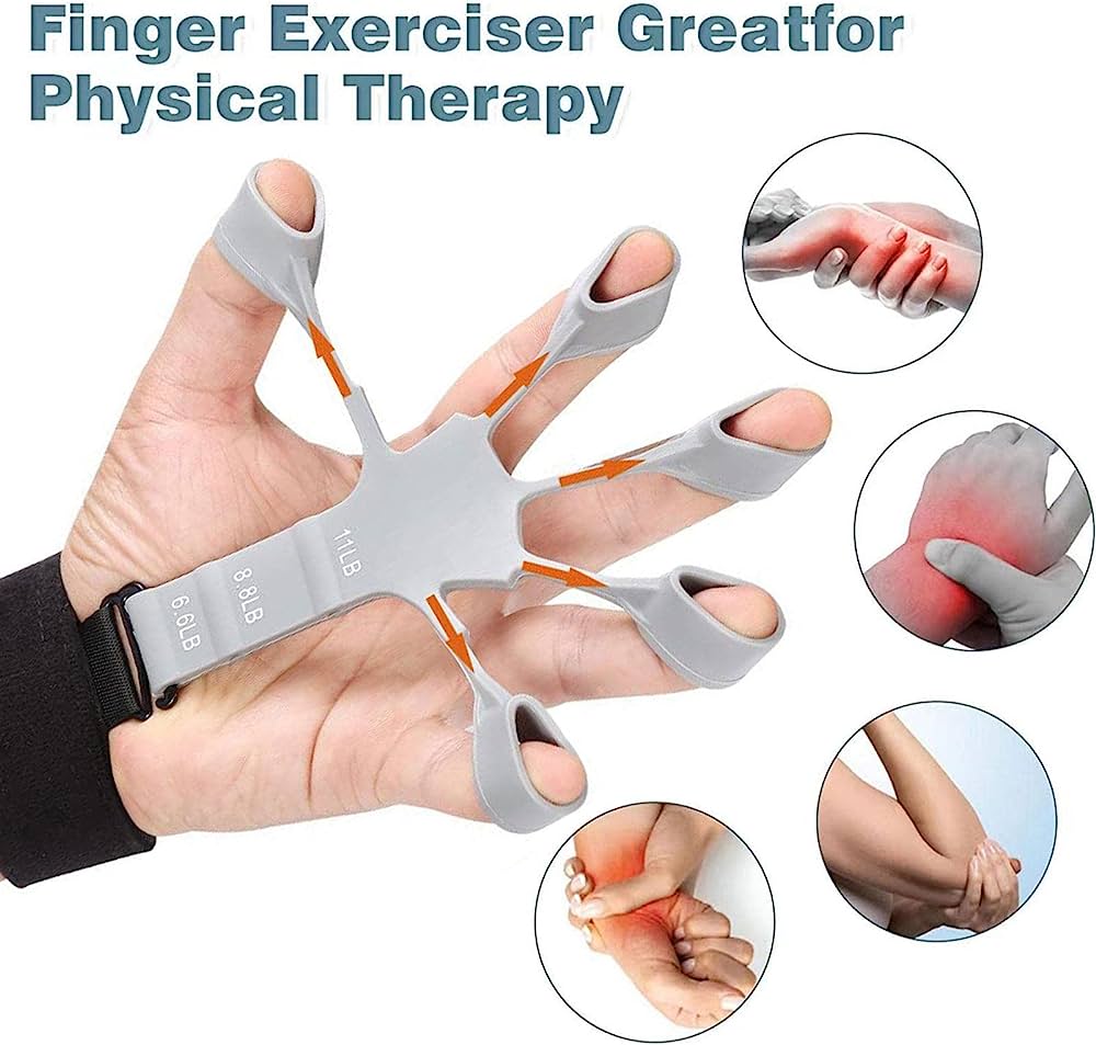Metal-Hook Grip Strength Trainer – Adjustable Hand Exerciser for Power & Endurance