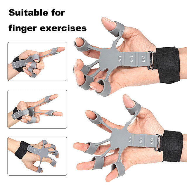 Metal-Hook Grip Strength Trainer – Adjustable Hand Exerciser for Power & Endurance
