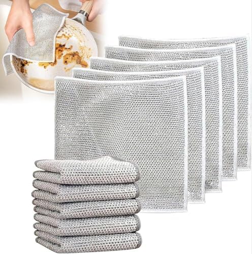 Metallic Mesh Dish Cloth – Home & Kitchen