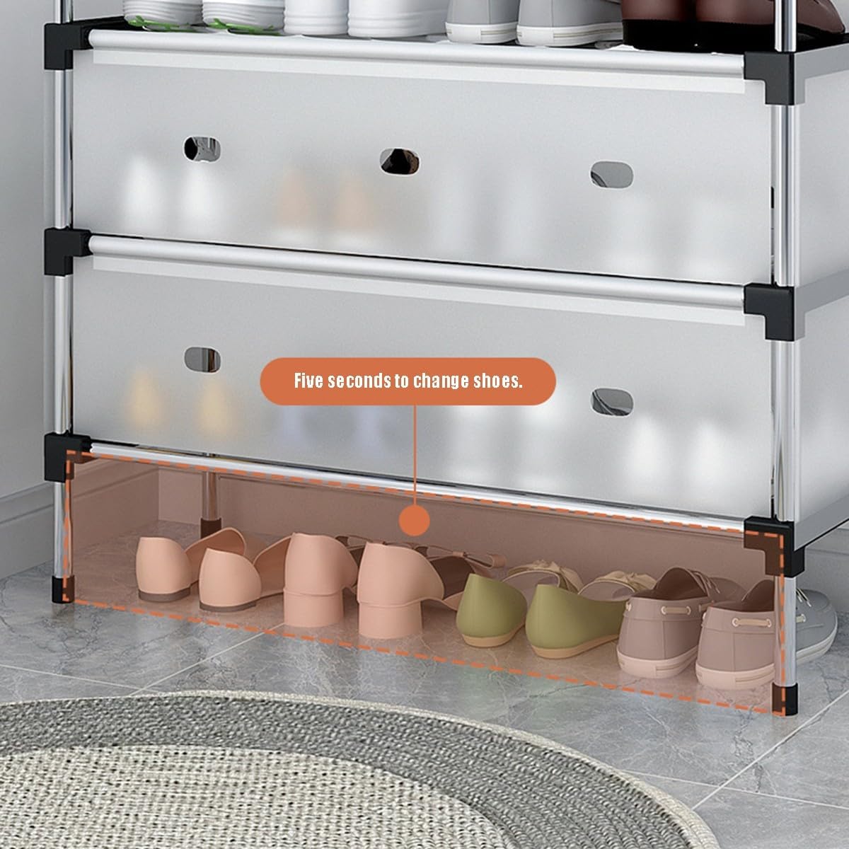 Multi-Tier Shoe Organizer – Kitchen Storage Organization