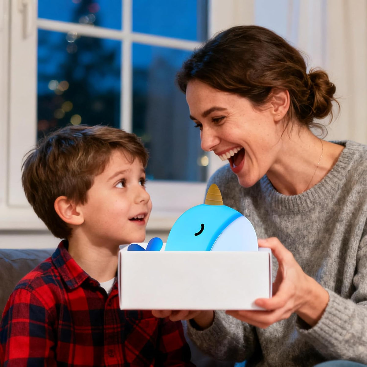 Narwhal Silicone Night Light – Lighting Torches