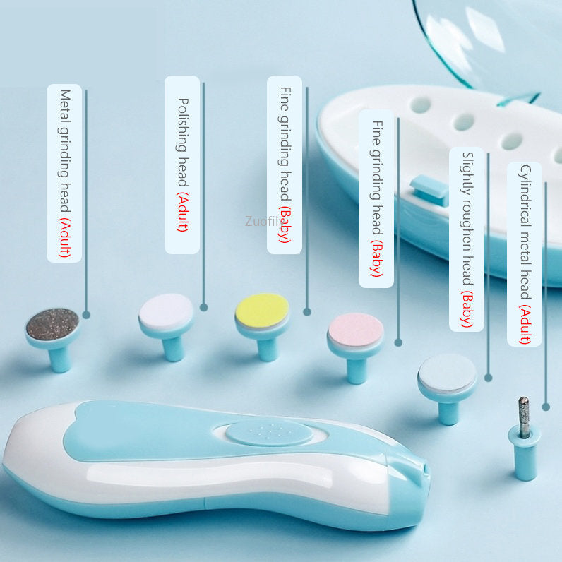 Baby Electric Nail Trimmer Set | Safe & Gentle Nail Care for Infants & Toddlers