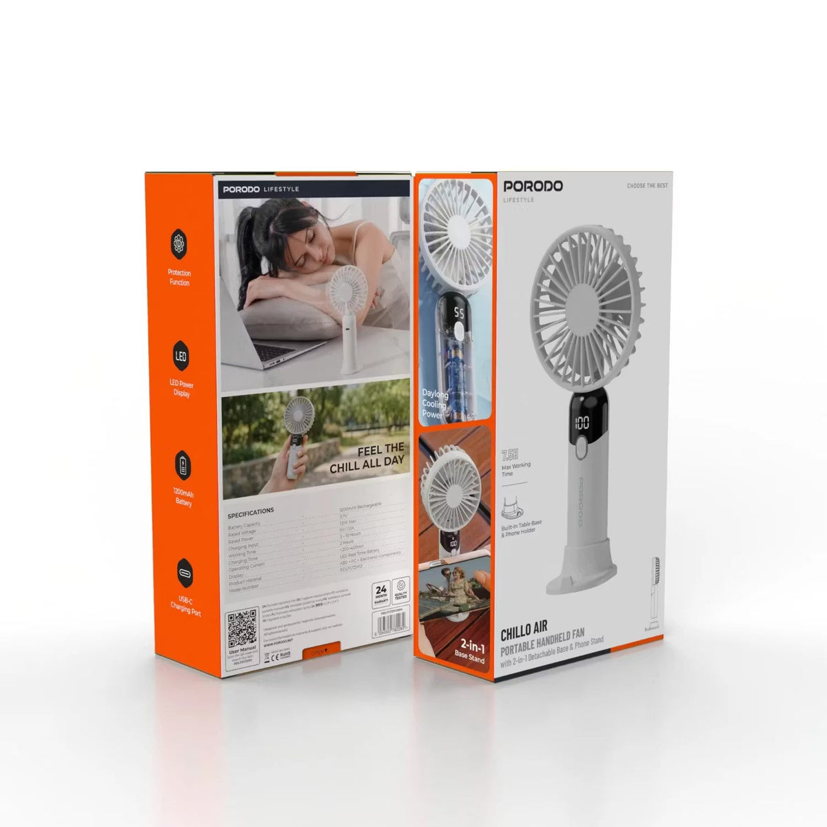 Porodo Chillo Flex Fan – Fans Cooling