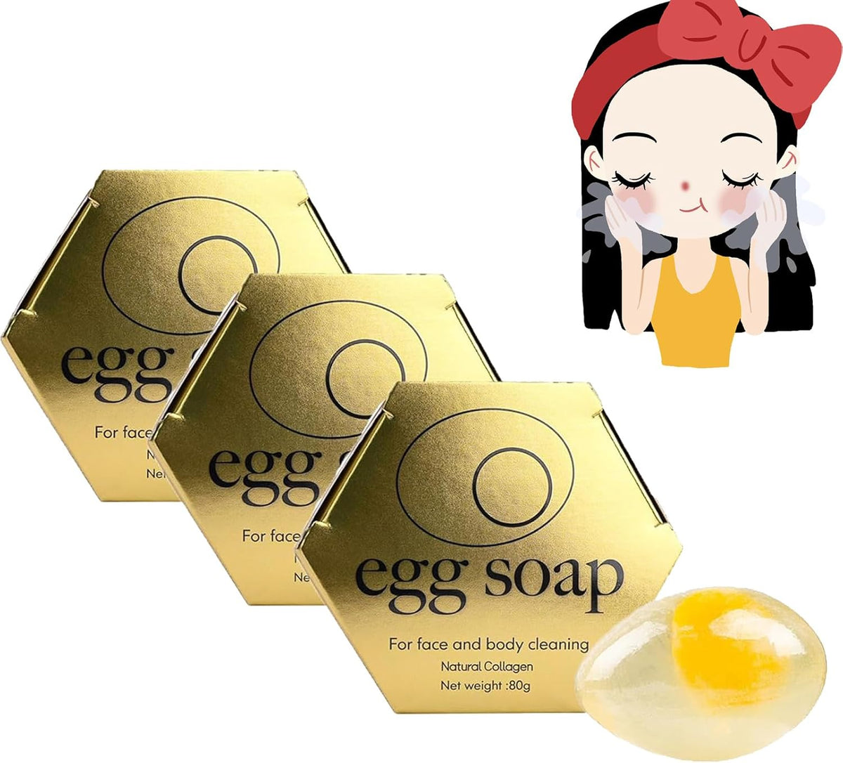 Premium Collagen Egg Soap – Beauty & Personal Care