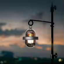 White Noise Camping Lamp – Home Decor Lighting