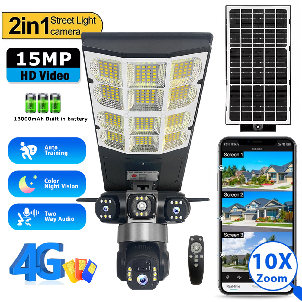 Solar Security Camera Light