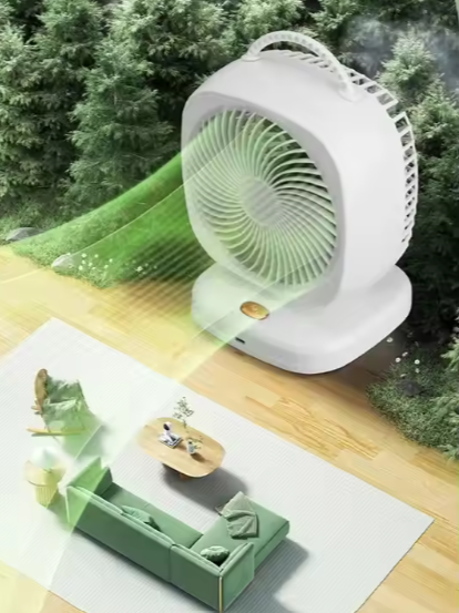 Mini Circulation Fan – Compact, Quiet & Powerful Cooling