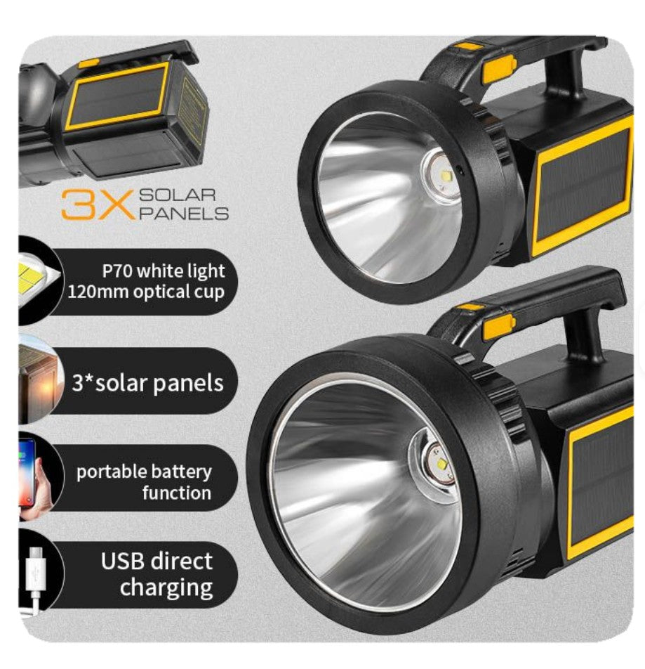 P70 Solar LED Searchlight – Lighting Torches