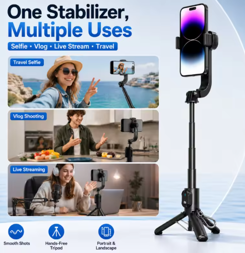 Q30 Smart Gimbal Stabilizer – Electronics & Gadgets