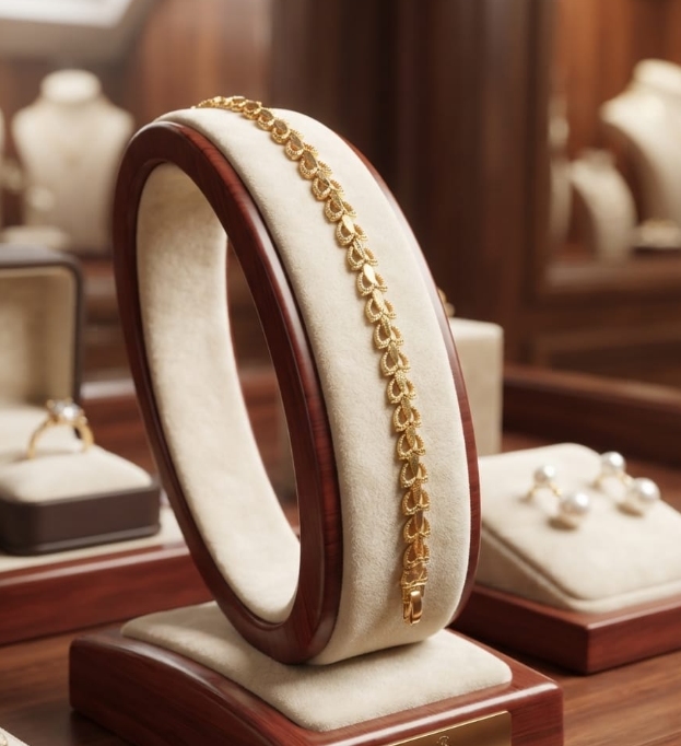 Elegant Gold Link Bracelet – Jewelry Watches