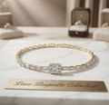 Ice Blue Halo Choker