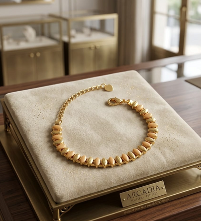 Vintage Peach Gold Bracelet