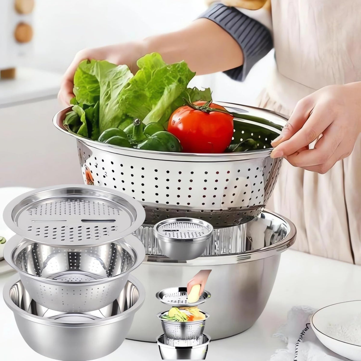 Stainless Steel Prep Set – Home & Kitchen