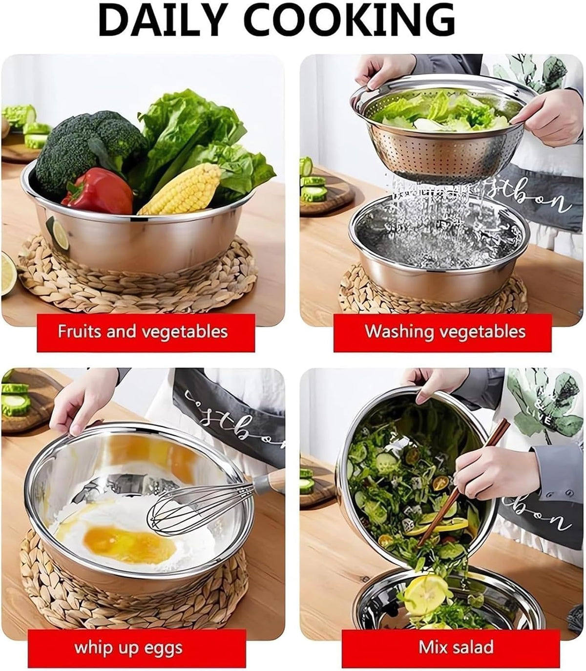 Stainless Steel Prep Set – Home & Kitchen