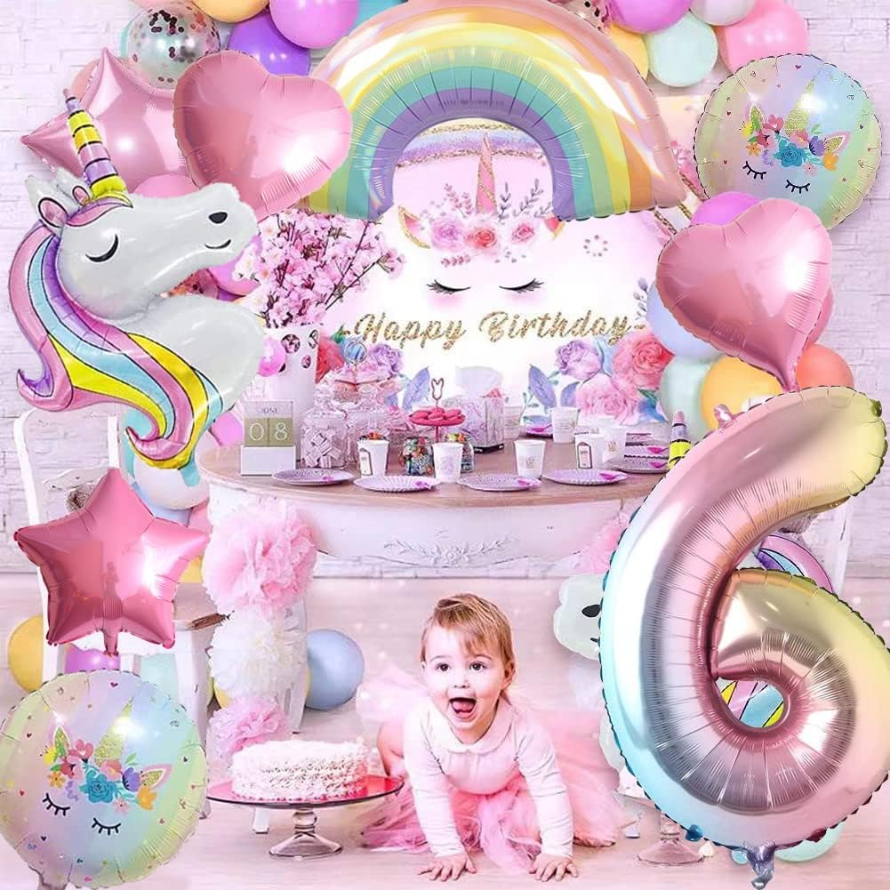 Unicorn Foil Balloon Bouquet – Kids & Baby