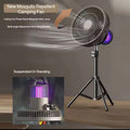 Rechargeable Mosquito Killer Fan with Lighting & Tripod Stand