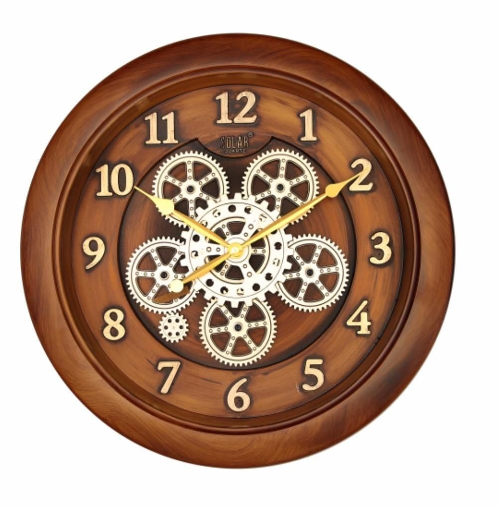 Vintage Gear Designer Clock – Clocks Wall Decor
