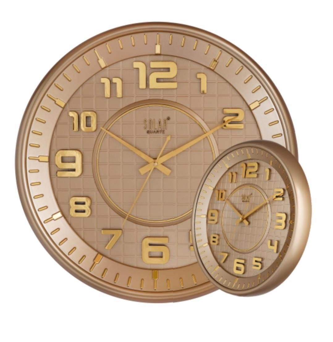 Luxury Bronze Grid Clock – Clocks Wall Decor