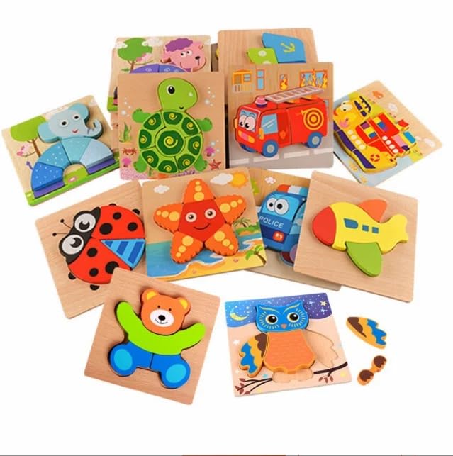 Wooden Bear Toddler Puzzle – Plush Soft Toys