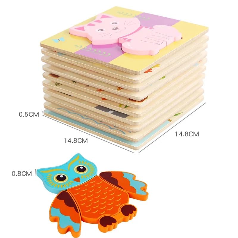 Wooden Bear Toddler Puzzle – Plush Soft Toys