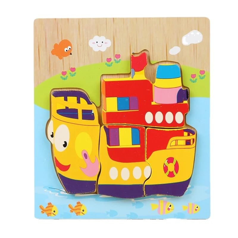 Wooden Bear Toddler Puzzle – Plush Soft Toys